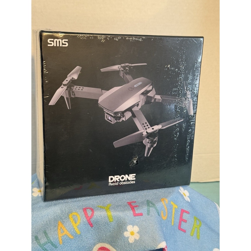 Gray Foldable Camera Drone with Obstacle Avoidance